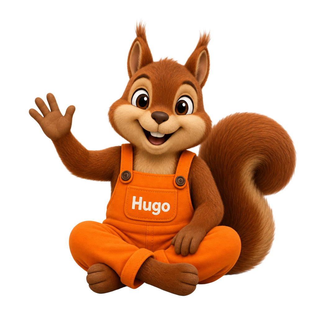 Hugo de eekhoorn, jouw tuinexpert